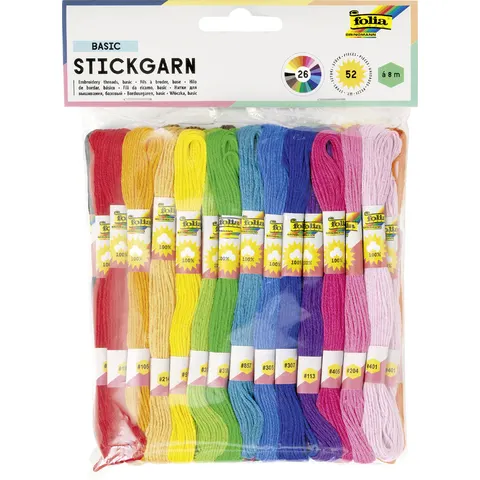 folia Garn Basic 1 mm x 8 m mehrfarbig – Bild 2