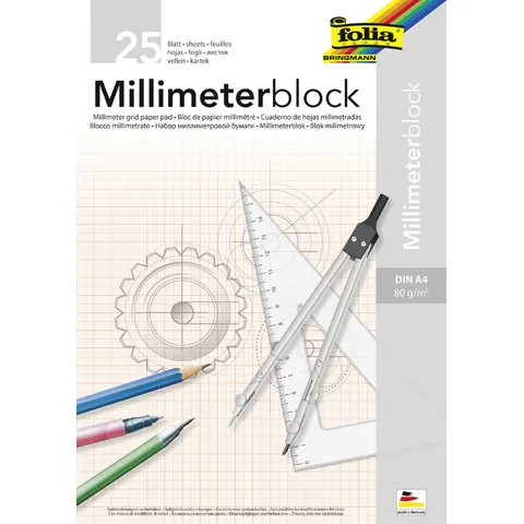 folia Millimeterblock DIN A4 Millimeter – Bild 2