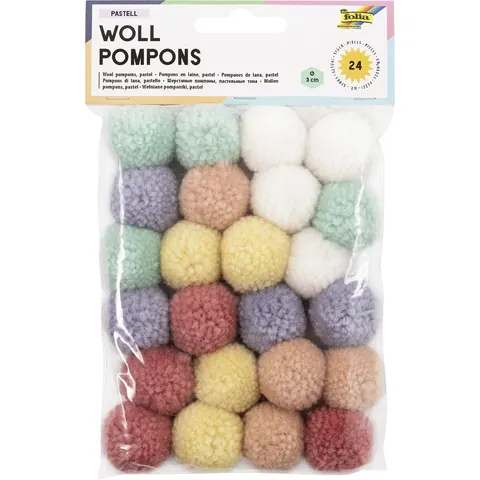 folia Pompons farbsortiert – 50242 – Bild 2