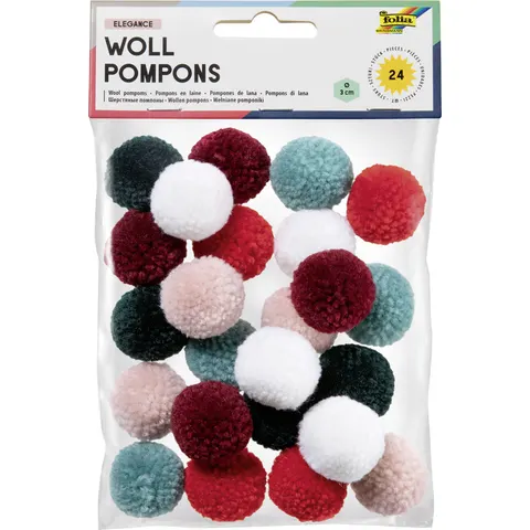 folia Pompons farbsortiert – 50243 – Bild 2