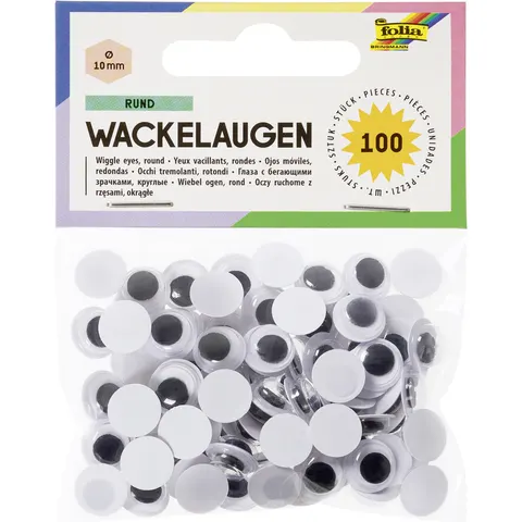 folia Wackelaugen weiß – 750010 – Bild 2