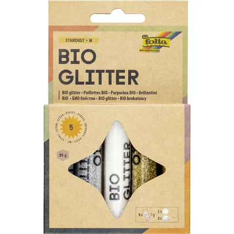 folia BIO Glitter Mix STARDUST , M – Bild 2
