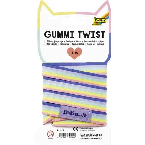 folia Gummi-Twist RAINBOW, 4 m – Bild 2