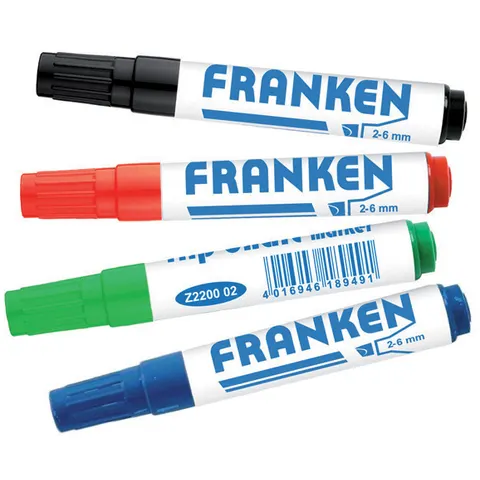 FRANKEN Flipchart-Marker Mehrfarbig – Bild 2