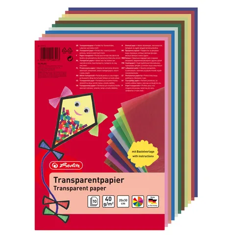 Herlitz Transparentpapier 20x30cm 10 Blatt – Bild 2