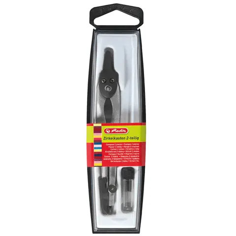herlitz Zirkel schwarz, silber – Bild 2