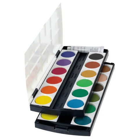 herlitz Wasserfarbkasten 24 Farben – Bild 2