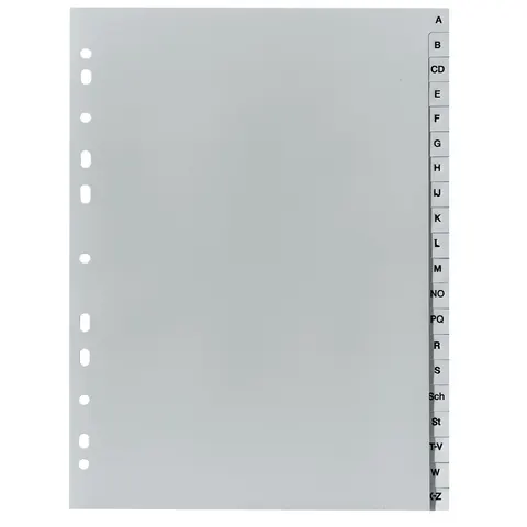 Herlitz Register 20tlg A4 PP A-Z A4 – Bild 2