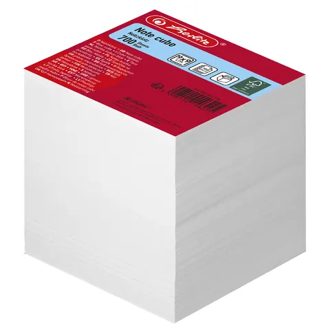 herlitz Notizzettel 9,0 x 9,0 cm, weiß – Bild 2