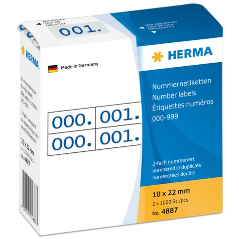 HERMA Klebenummern rot – 048866 – Bild 2