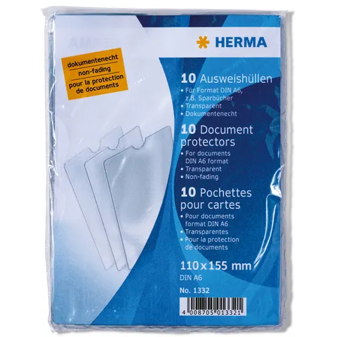 HERMA Dokumentenhüllen A6 transparent – Bild 2