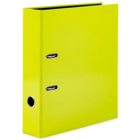HERMA Ordner A4 Karton Neon Gelb – Bild 2