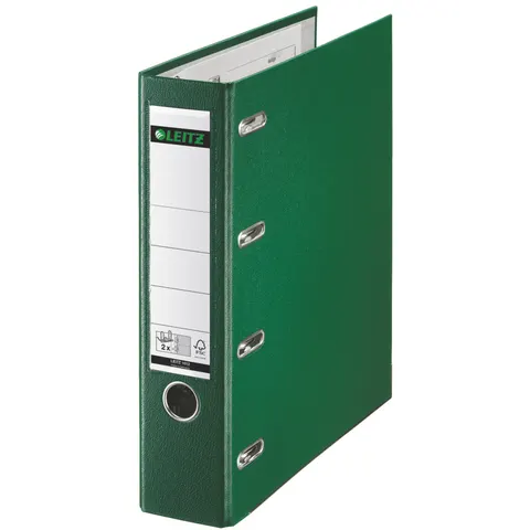 LEITZ Doppelordner 2x A5 quer Karton grün – Bild 2