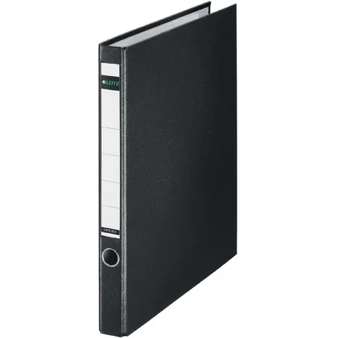 LEITZ Ringbuch 2-Ringe DIN A4 3,5 cm schwarz – Bild 2