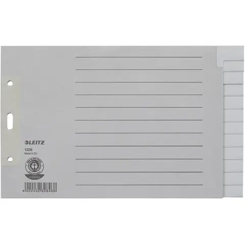 LEITZ Ordnerregister Vollformat blanko A5 – 12260085 – Bild 2