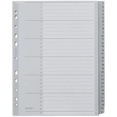 LEITZ Ordnerregister 1281 Vollformat - 1 Satz – Bild 2