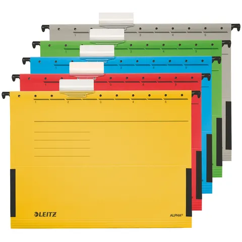 LEITZ Hängetasche ALPHA 1986 rot - 5 Stück – Bild 2
