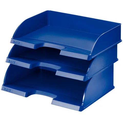 LEITZ Briefablage Jumbo quer Plus DIN A4 quer blau – Bild 2
