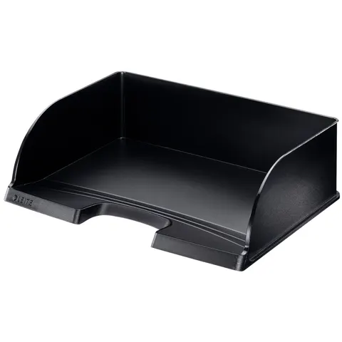 LEITZ Briefablage Plus Jumbo, DIN A4 quer, schwarz – Bild 2