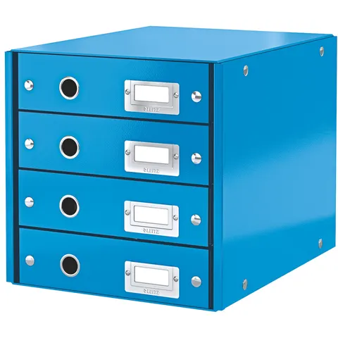 LEITZ Schubladenbox Click & Store WOW, 4 Schübe, blau – Bild 3