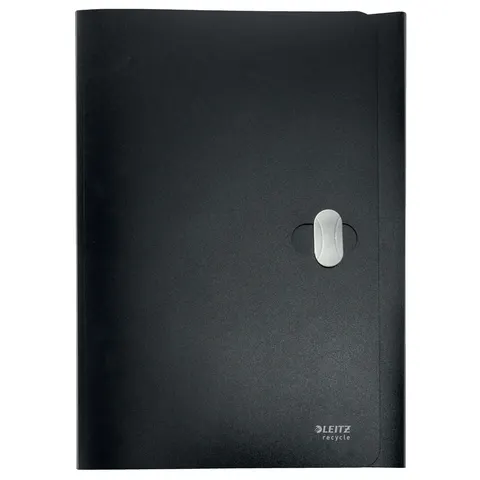 LEITZ Sammelmappe Recycle, A4, PP, schwarz – Bild 2