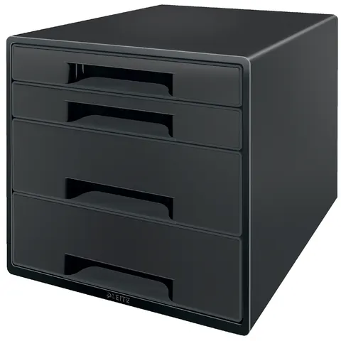 LEITZ Schubladenbox CUBE schwarz/grau DIN A4 – Bild 2