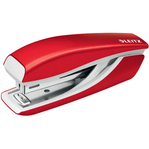 LEITZ Heftgerät NeXXt 5528 WOW Mini rot-metallic – Bild 2