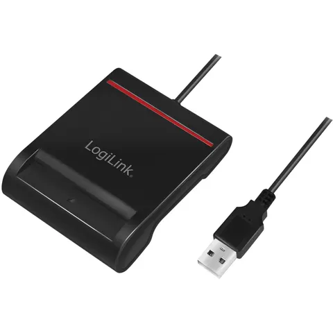 LogiLink USB 2.0 Smart-ID-Kartenleser, schwarz – Bild 2