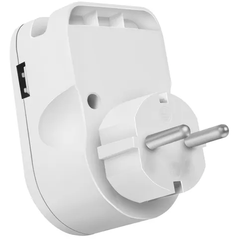 LogiLink Adapterstecker mit Smartphone-Ablagefläche, weiß – 062984 – Bild 2