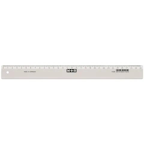 M + R Lineal 30,0 cm - glasklar – Bild 2