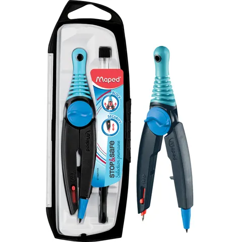 maped Zirkel blau, lila oder rot – Bild 2