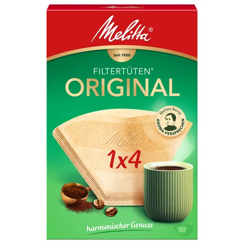Melitta ORIGINAL 1x4 Kaffeefilter - 80 Stück – Bild 2