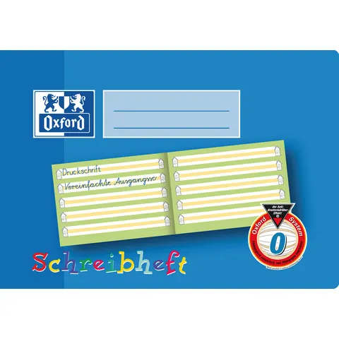 Oxford Schreiblernheft A4 quer 16 Blatt – Bild 2