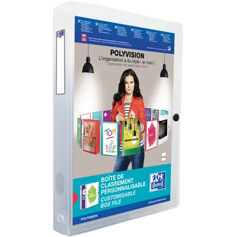 OXFORD Heftbox 4 cm DIN A4 transparent – Bild 2