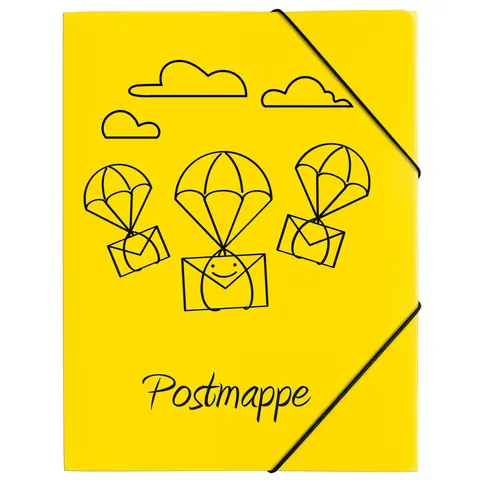 PAGNA Sammelmappe Postmappe DIN A4 gelb – Bild 2
