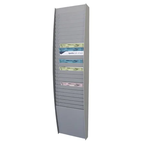 PAPERFLOW Sortiertafel DIN A4 25-Fach grau – Bild 2