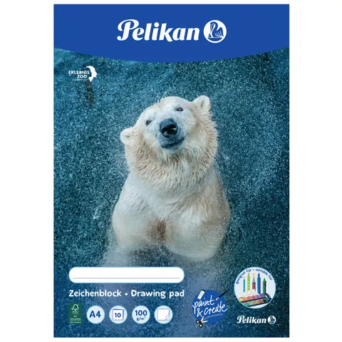 Pelikan Zeichenblock DIN A3 10 Blatt – Bild 2