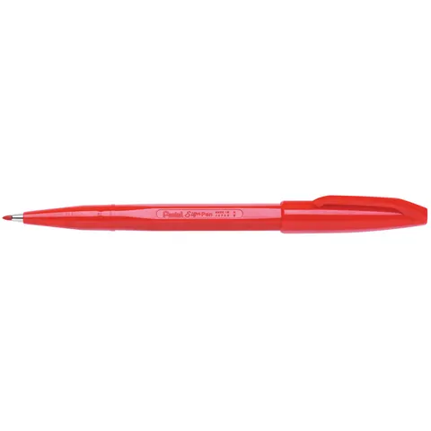 Pentel Sign Pen Filzstift - rot – Bild 2