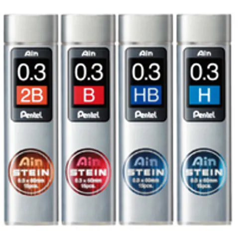 Pentel Fallminen B 0.3 mm schwarz – Bild 2