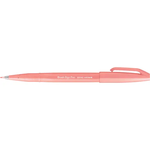 Pentel Brush-Pen Orange – SES15CF – Bild 2