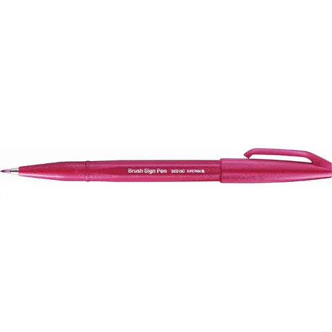 Pentel Brush-Pen Rot – SES15CB2X – Bild 2