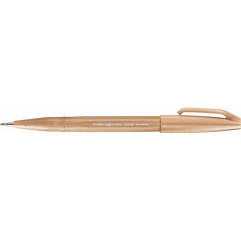 Pentel Brush-Pen Braun – SES15CE2X – Bild 2