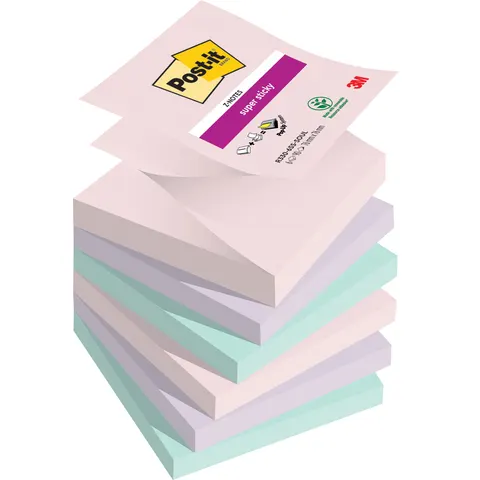 Post-it Haftnotizen super sticky z-notes, 76 x 76 mm – Bild 2