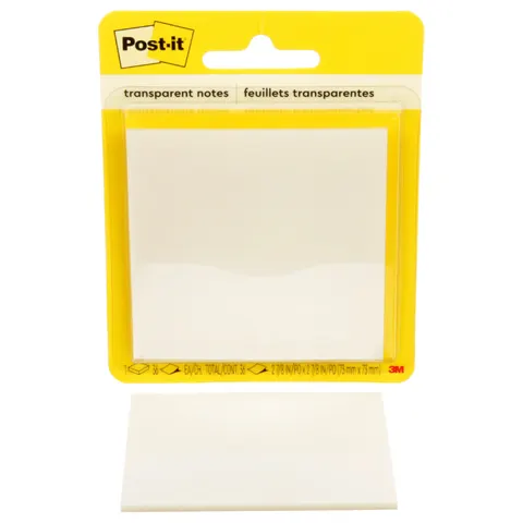 Post-it® Haftnotizen, transparent, 36 Blatt – Bild 2