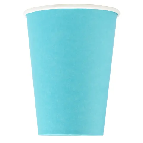 PROnappe Einweg-Kaffeebecher, türkis 200 ml – Bild 2