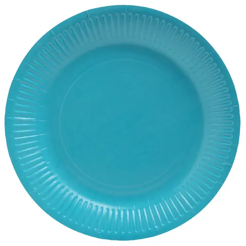 PROnappe Pappteller, türkis 23 cm – Bild 2