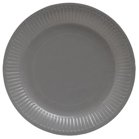 PROnappe Pappteller, grau 23 cm – Bild 2