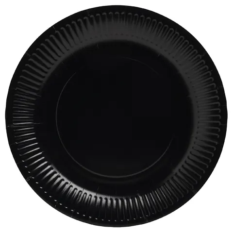 PROnappe Pappteller, schwarz 23 cm – Bild 2