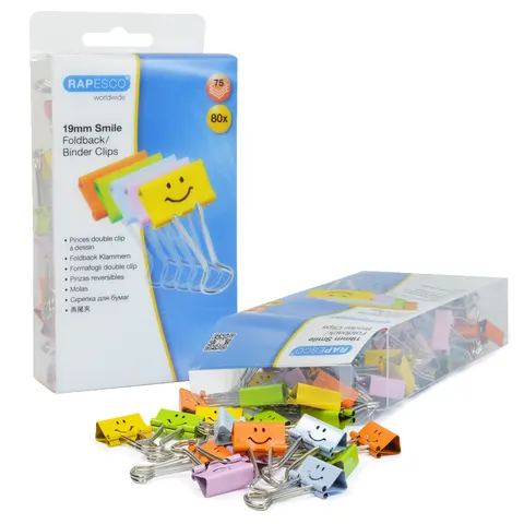 RAPESCO® Foldbackklammern farbsortiert 1.9 cm – Bild 2