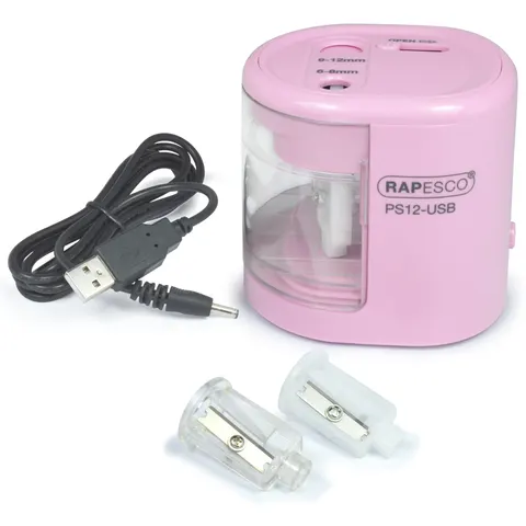 RAPESCO® elektrischer Anspitzer PS12 rosa – Bild 2